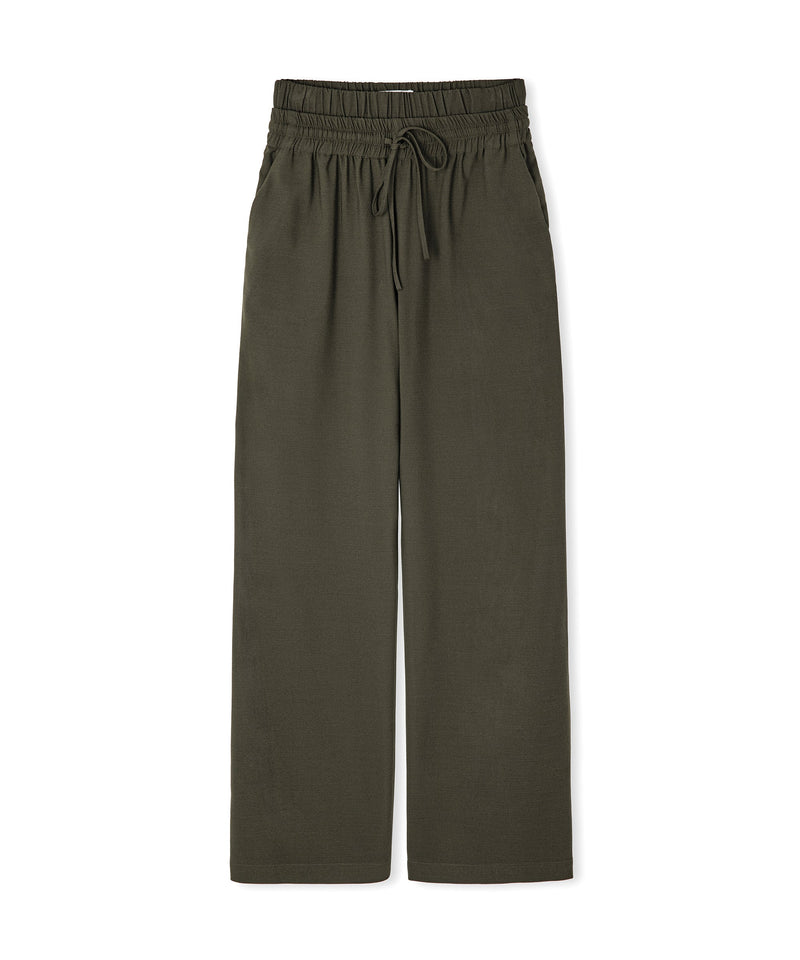 Ipekyol Elastic Waist Pants Khaki