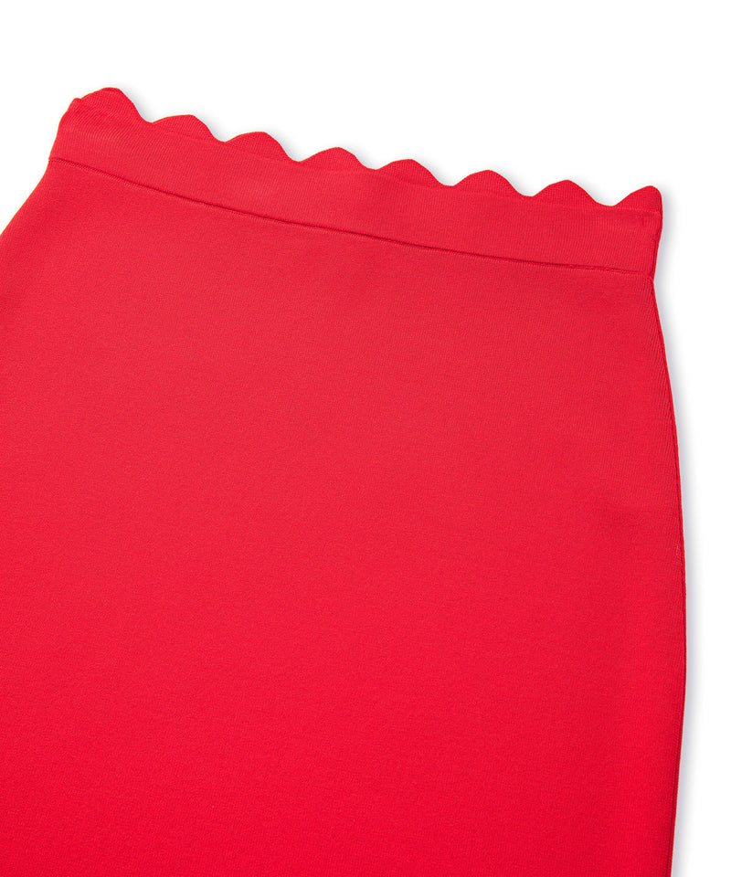 Ipekyol Straight Cut Knit Skirt Red