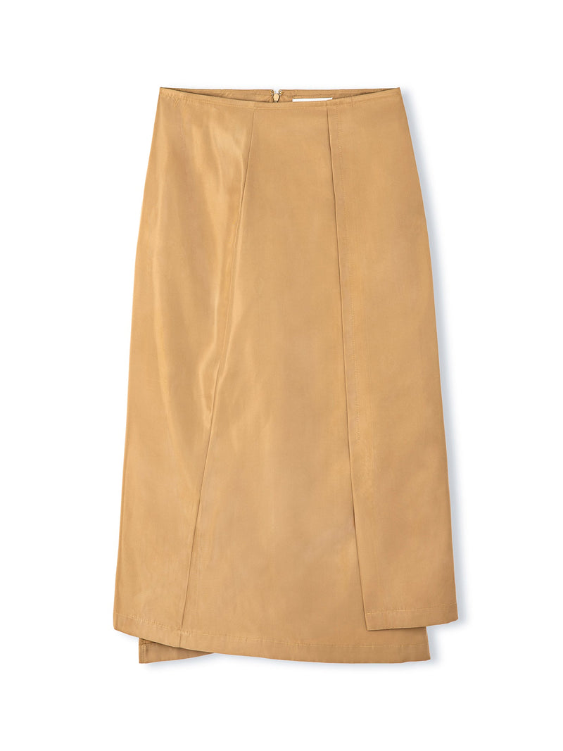 Ipekyol A-Line Midi Skirt Light Brown