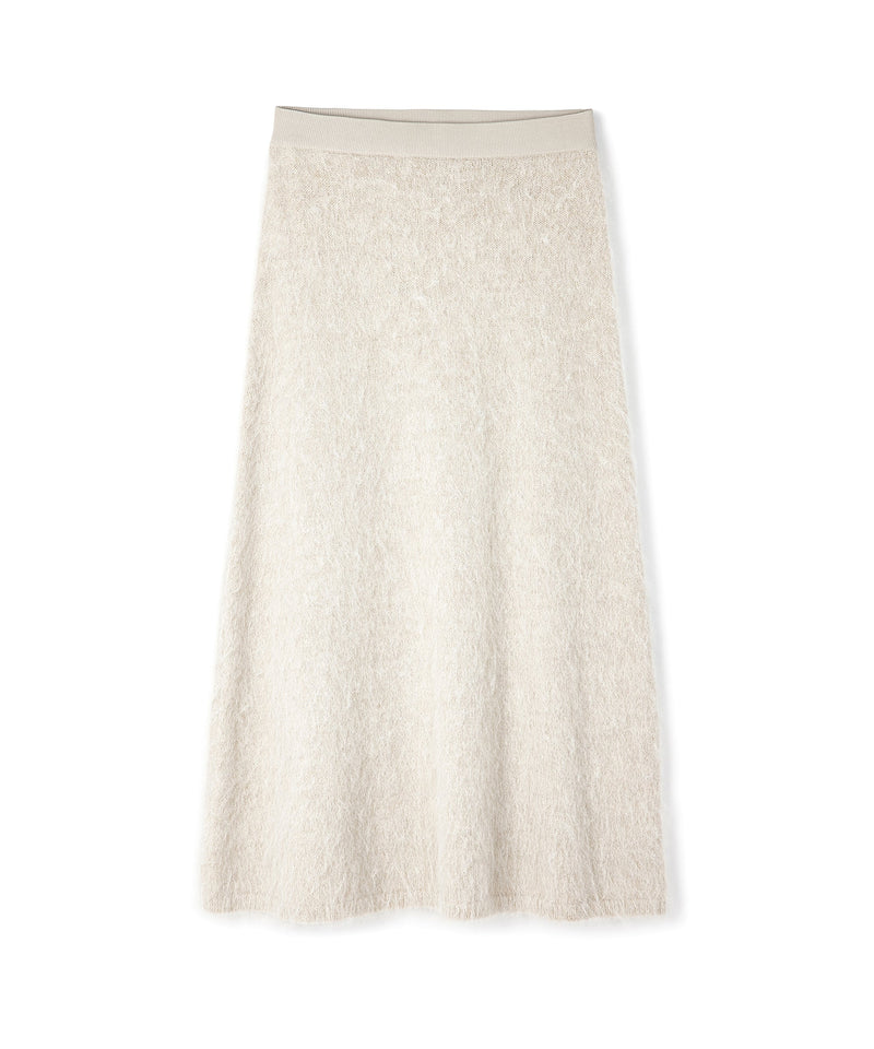 Ipekyol Wool Blend Flared Skirt Off White