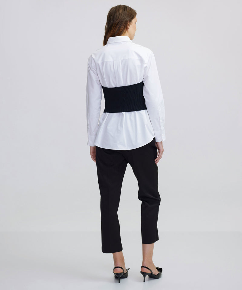 Ipekyol Shirt With Removable Tricot Corset White