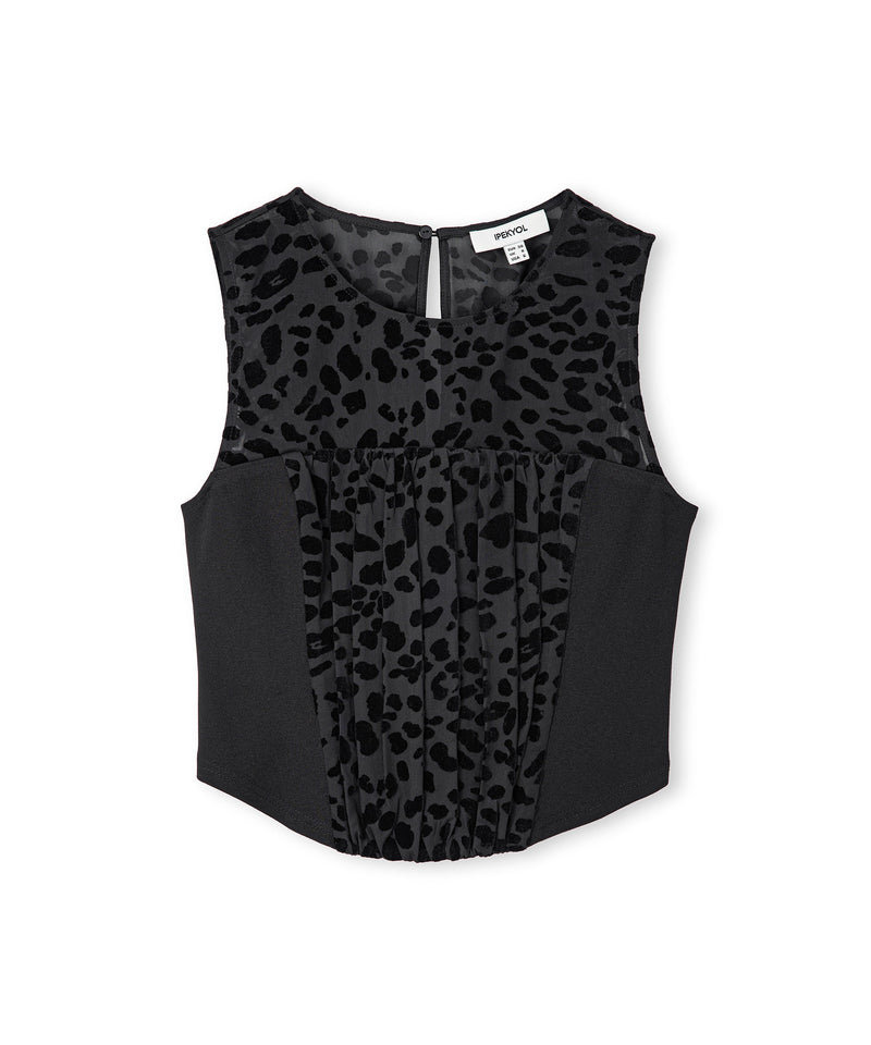 Ipekyol Leopard Pattern Blouse Black