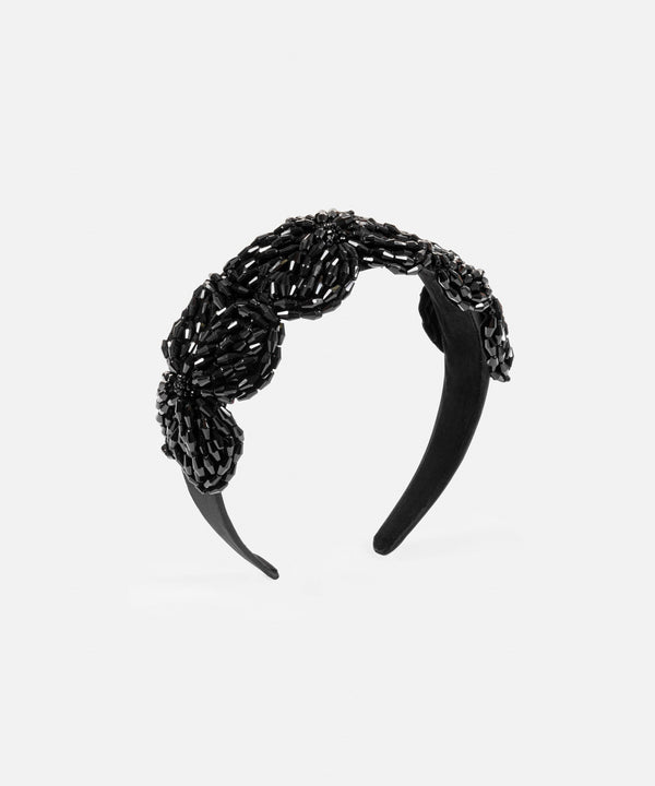 Ipekyol Embroidered Hair Accessory Black