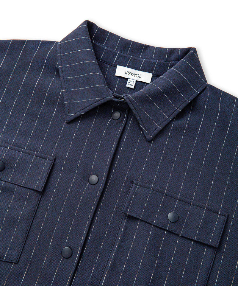 Ipekyol Striped Shirt Navy