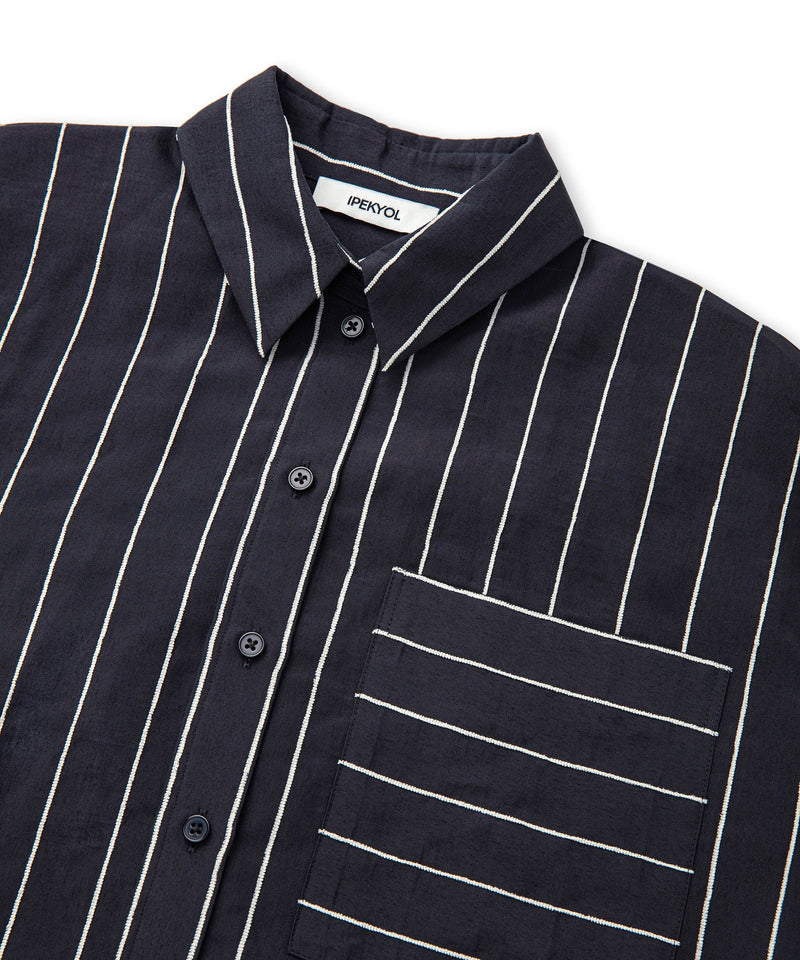 Ipekyol Striped Shirt Black