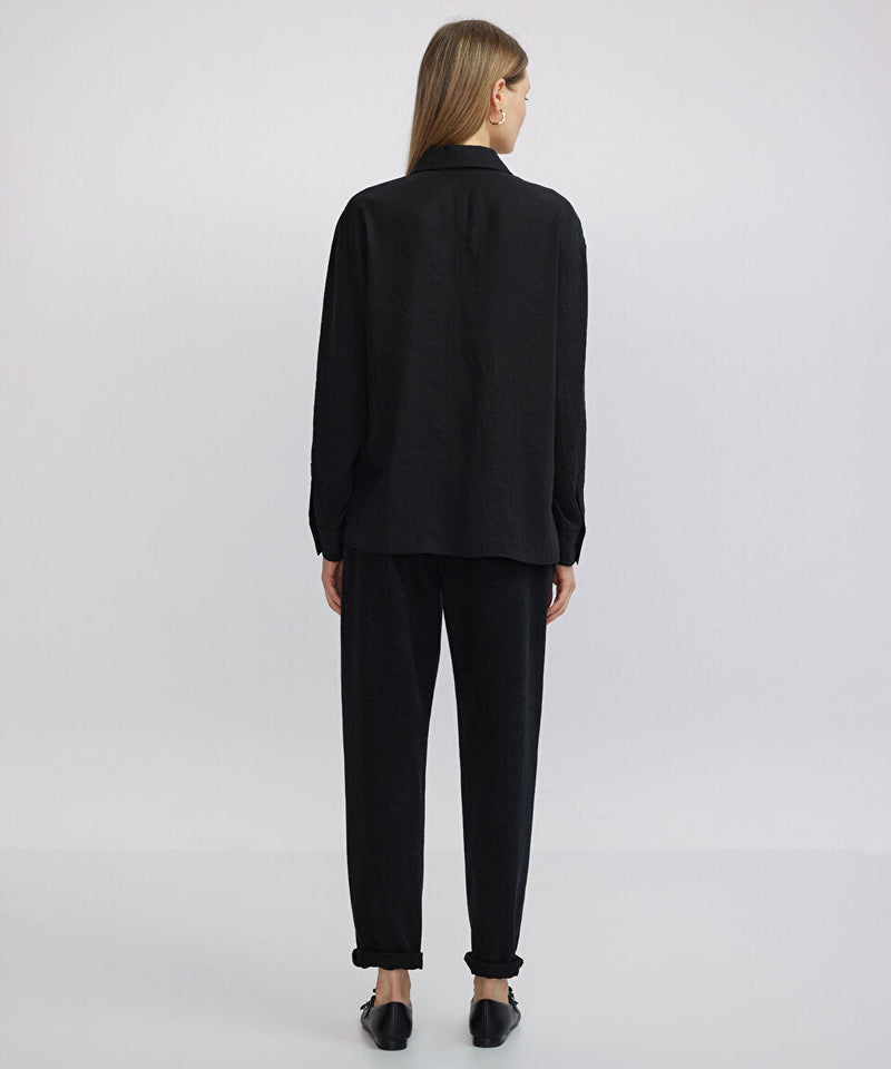 Ipekyol Basic Shirt With Pockets Black