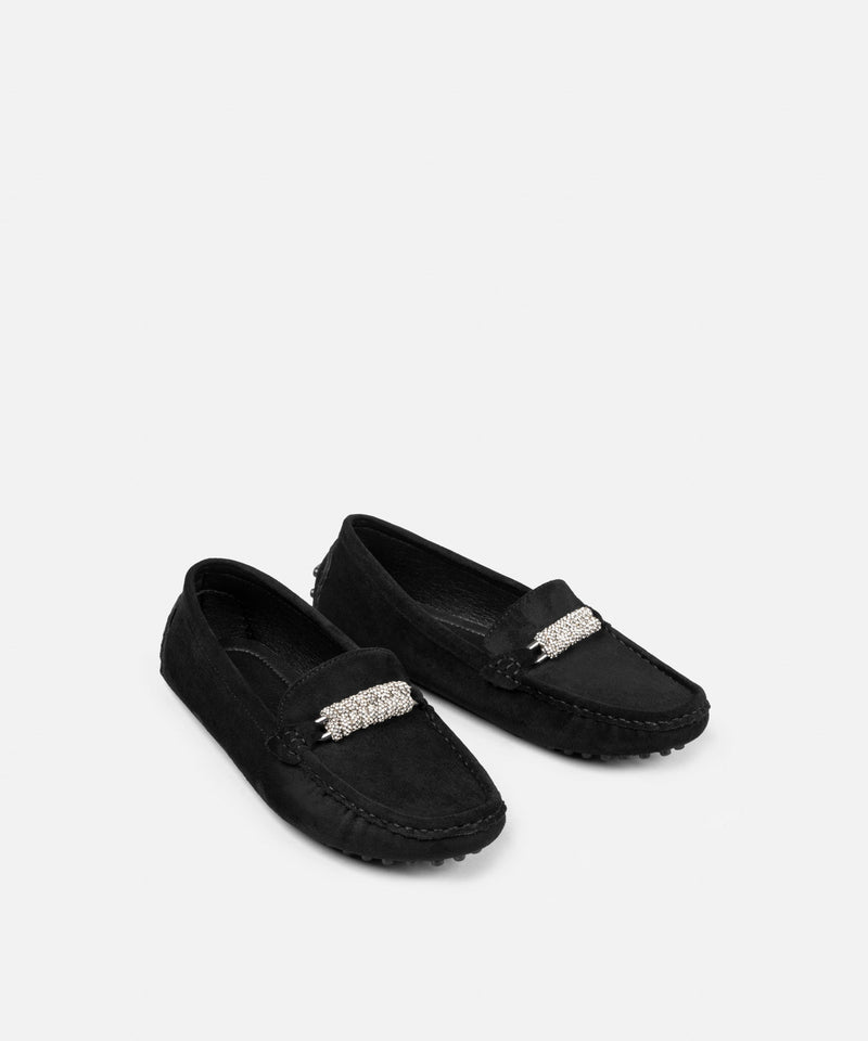 Ipekyol Crystal Stone Loafer Black