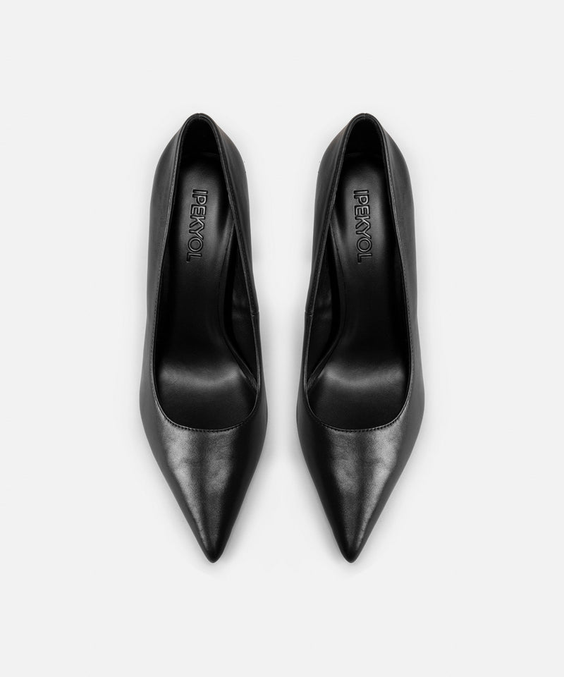 Ipekyol Leather Look High Heels Black