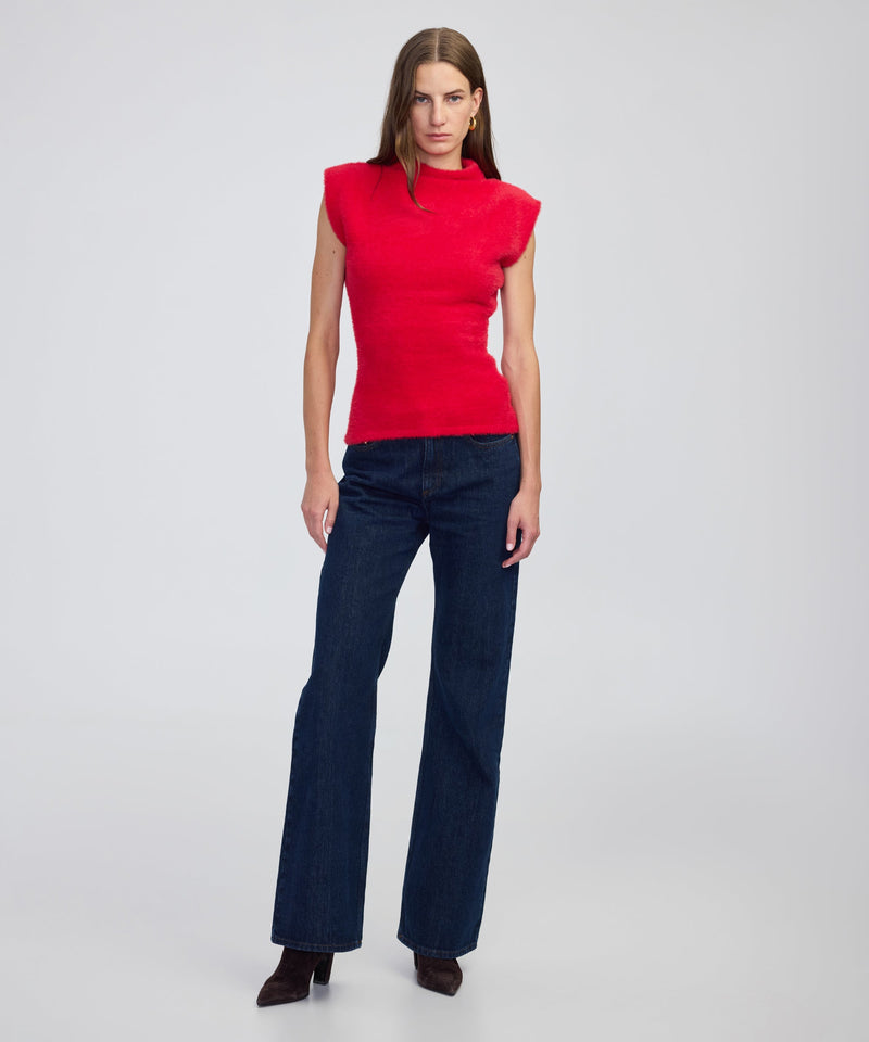 Ipekyol Plush Knitwear With Padding Red