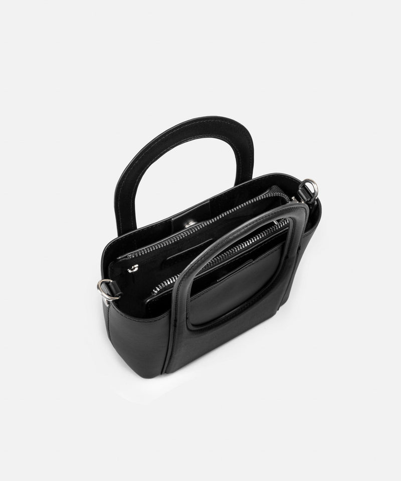 Ipekyol Leather Look Mini Bag Black