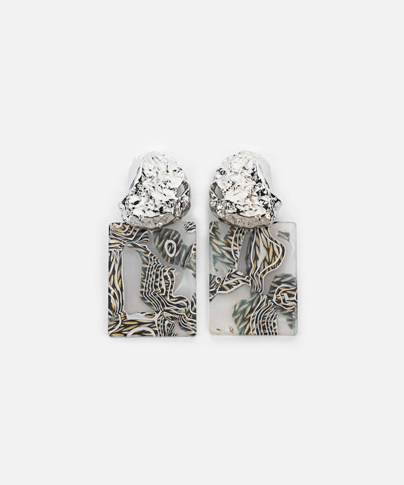 Ipekyol Two-Piece Earring Silver