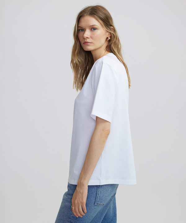 Ipekyol Round Neck Basic T-Shirt White