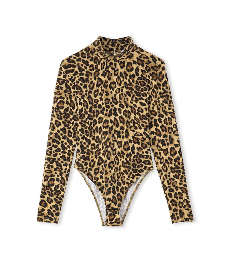 Ipekyol Leopard Print Bodysuit Brown