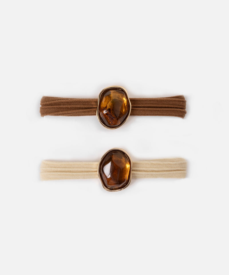 Ipekyol Set Of Two Hair Accessories Brown