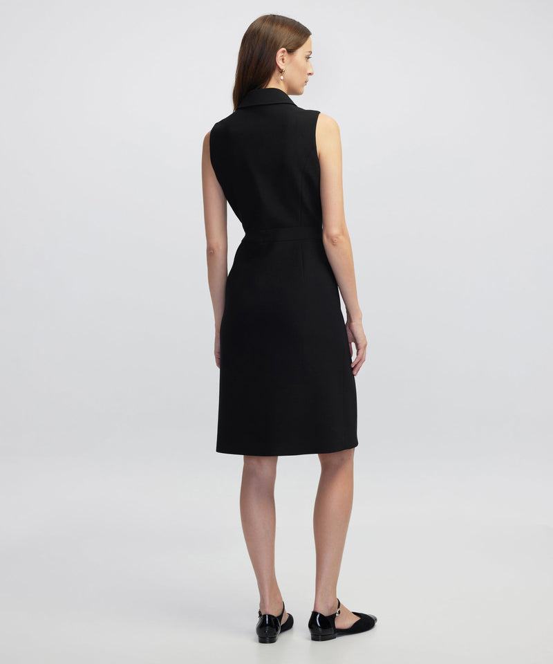 Ipekyol Asymmetric Midi Dress Black