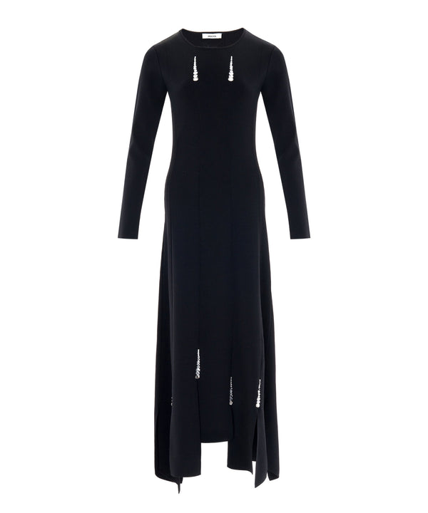 Ipekyol Embellished Knit Dress Black