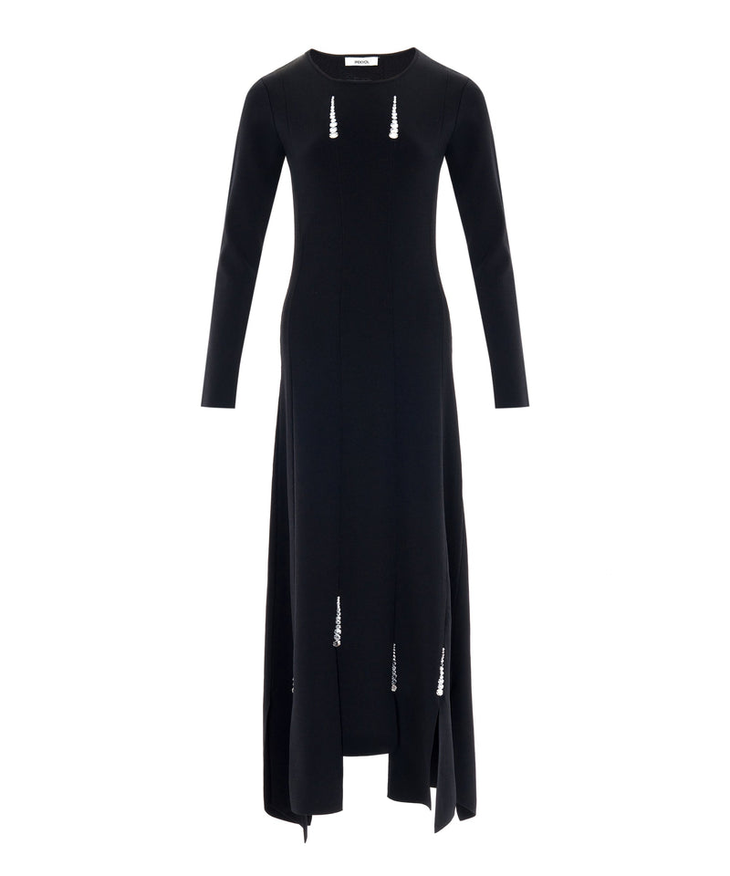Ipekyol Embellished Knit Dress Black
