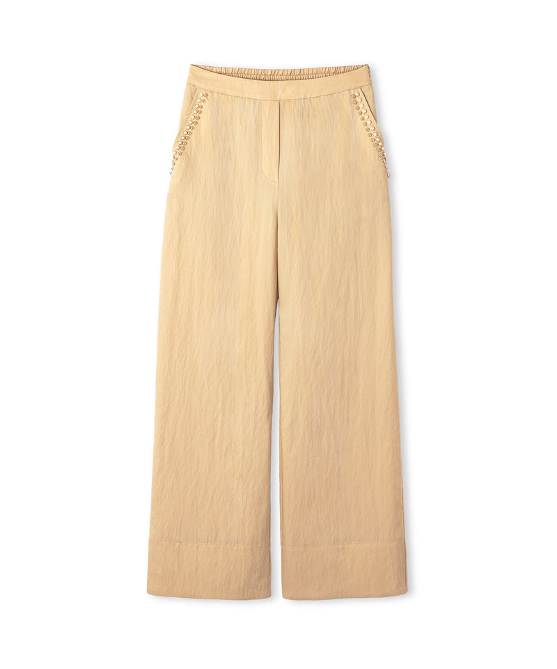 Ipekyol Embellished Trousers Natural