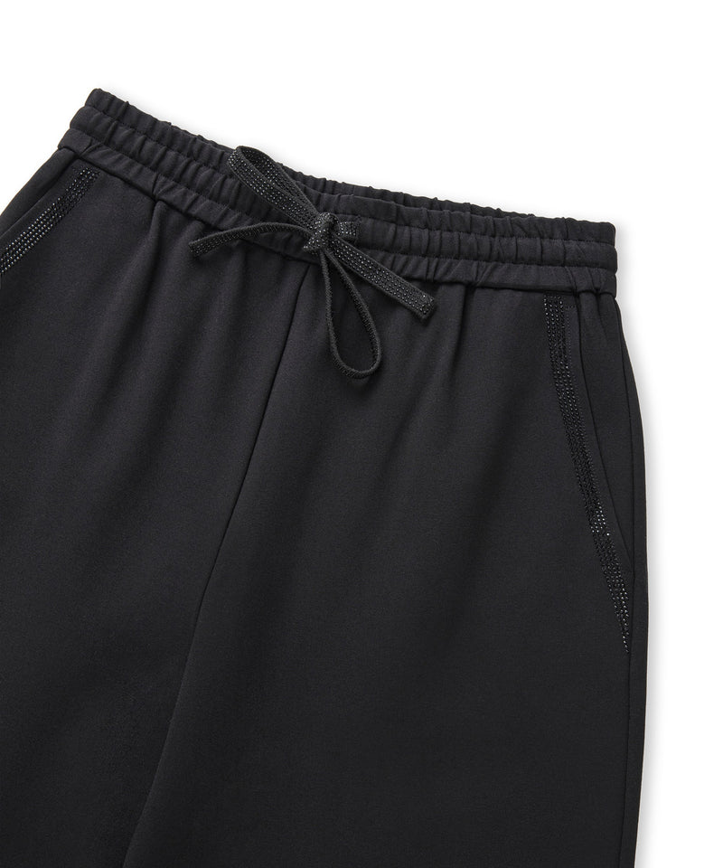 Ipekyol Embellished Wide-Leg Trousers Black