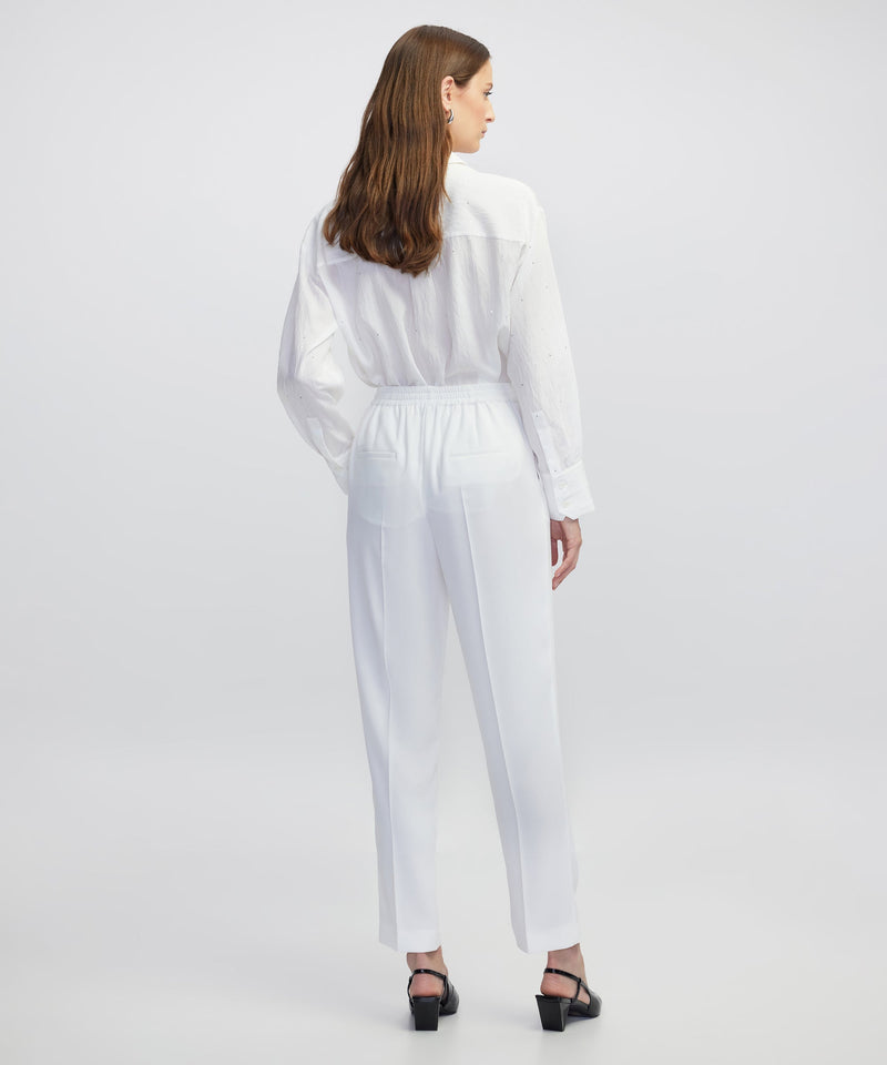 Ipekyol Elastic Waist Carrot Trousers Oil