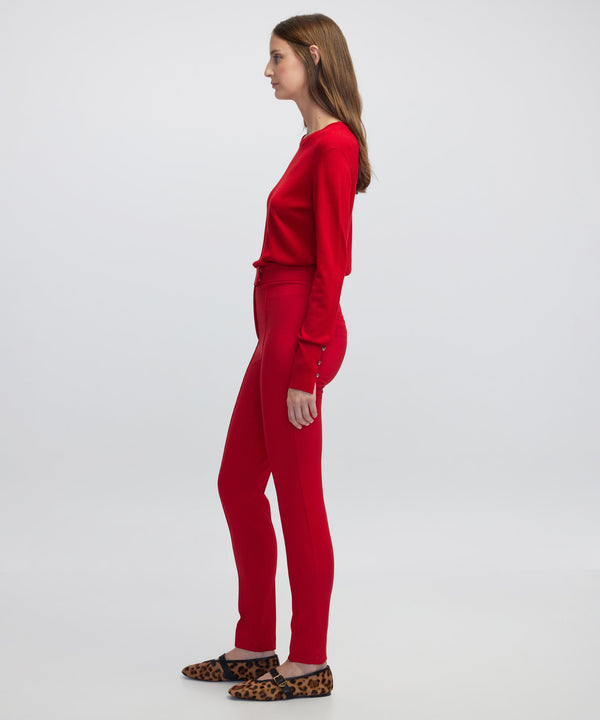 Ipekyol High Waist Skinny Fit Trousers Red
