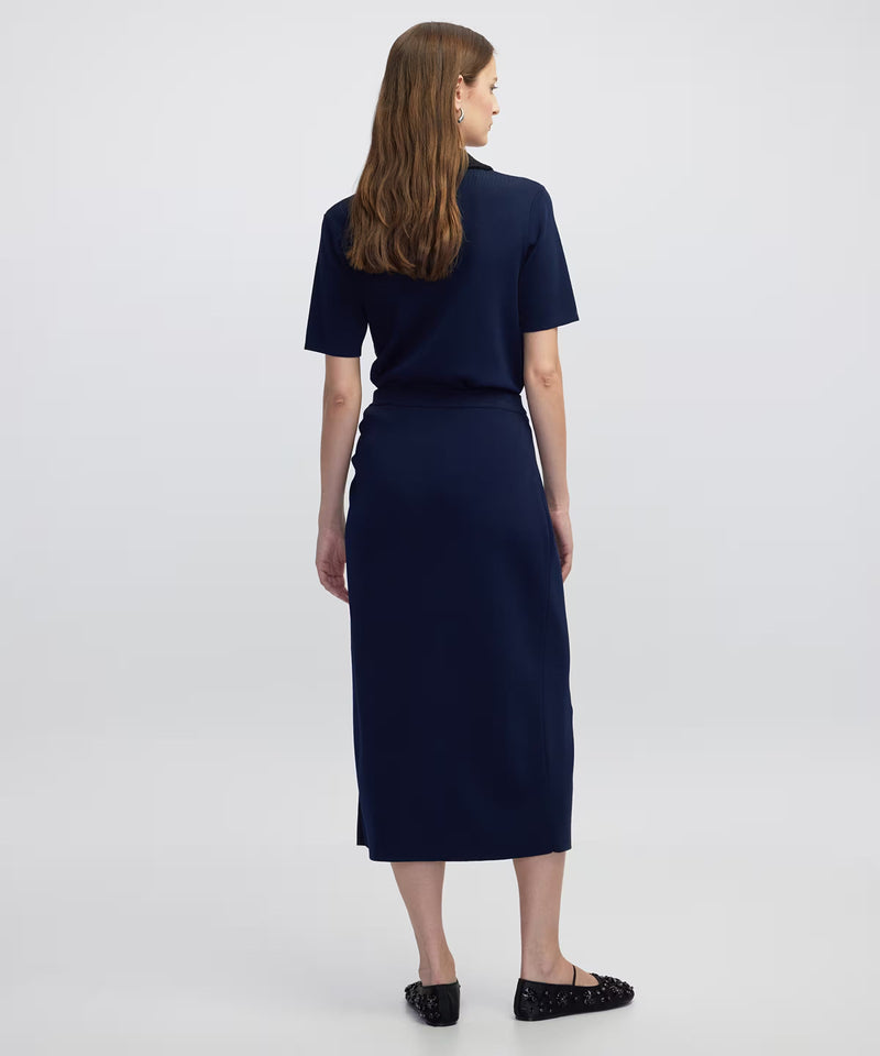 Ipekyol Midi Knit Skirt Navy