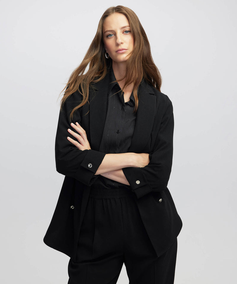 Ipekyol Unlined Jacket With Buttons Black