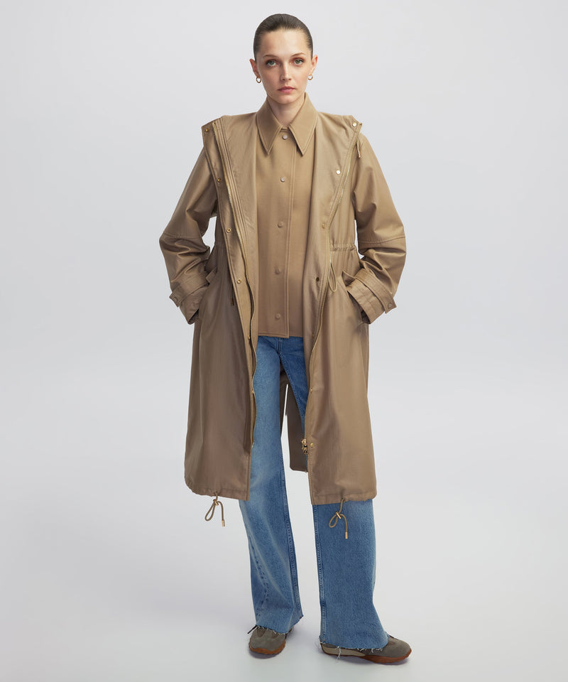 Ipekyol Layered Coat Camel
