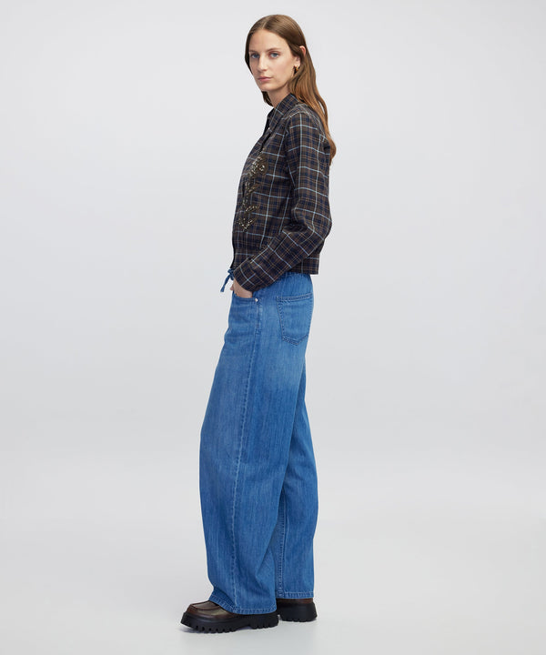 Ipekyol Tie-Waist Wide-Leg Jeans Indigo
