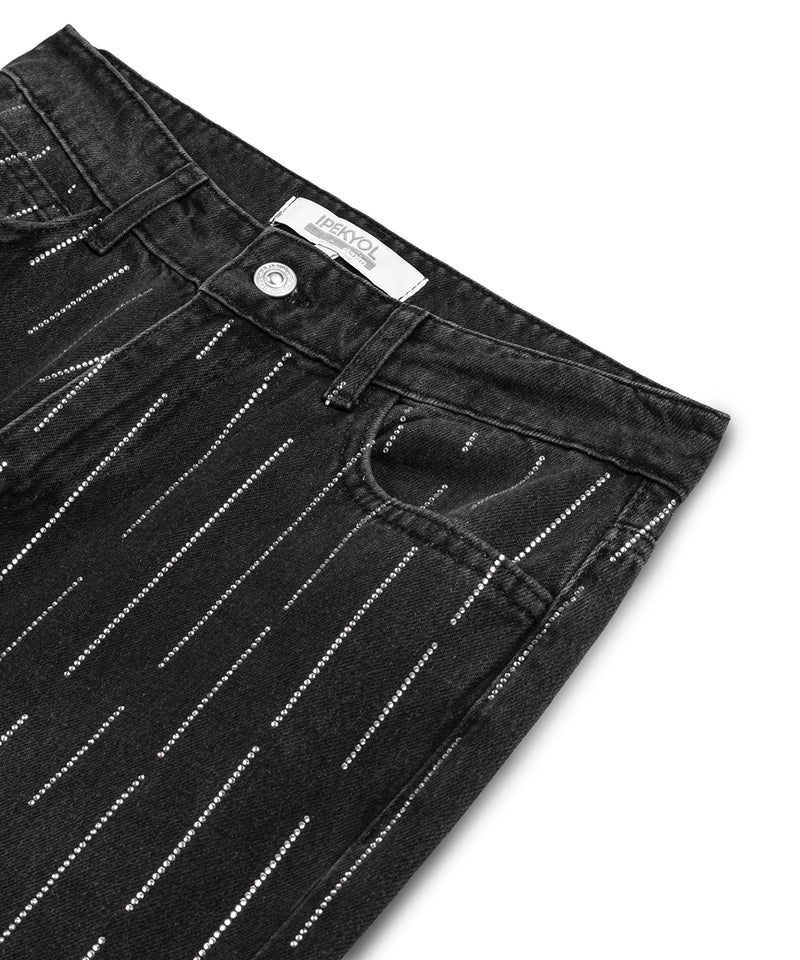 Ipekyol Embellished Wide-Leg Jeans Anthracite