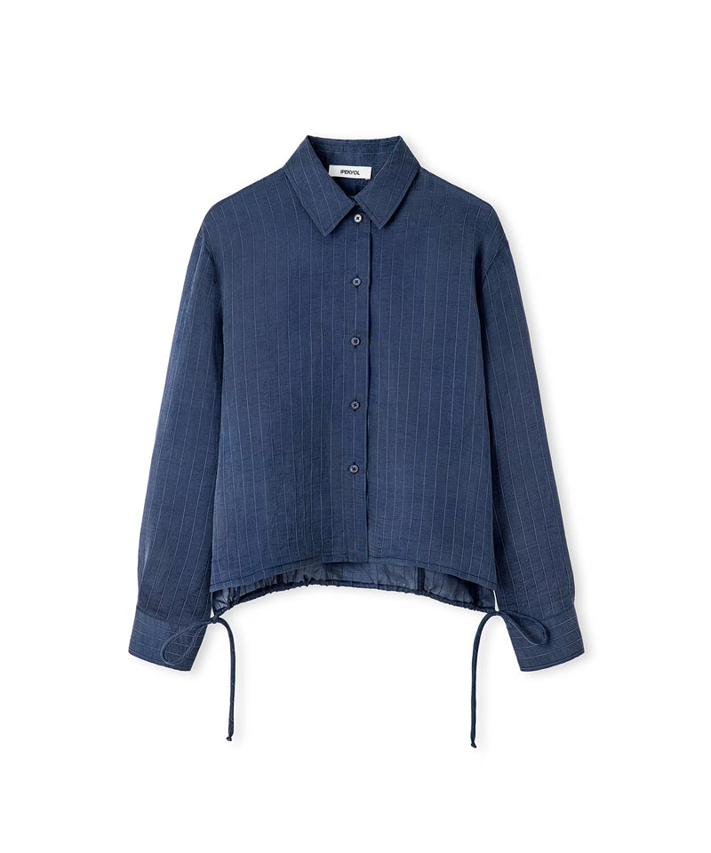 Ipekyol Adjustable Waist Shirt Navy