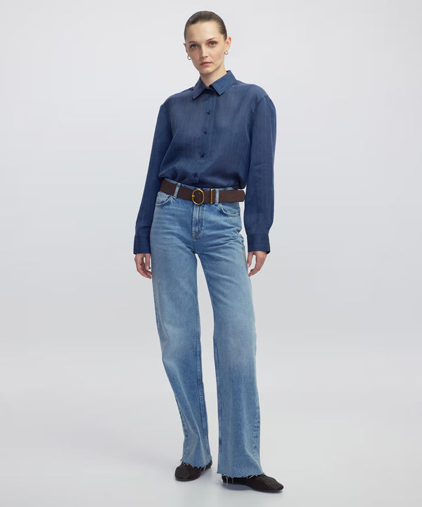 Ipekyol Adjustable Waist Shirt Navy