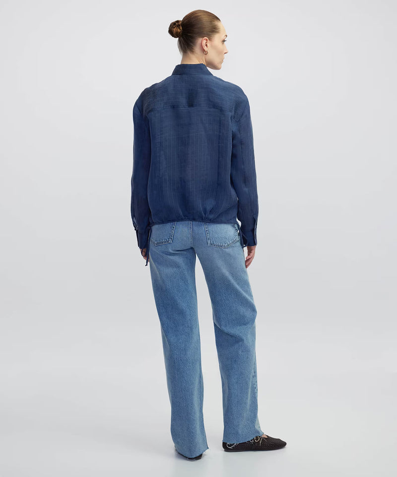 Ipekyol Adjustable Waist Shirt Navy