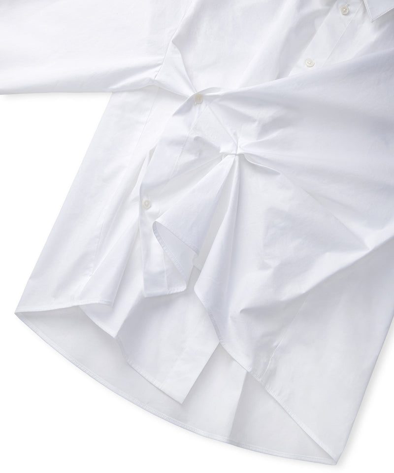 Ipekyol Asymmetric Poplin Shirt White