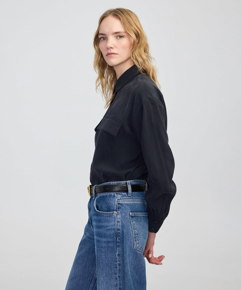 Ipekyol Flap Pocket Shirt Black