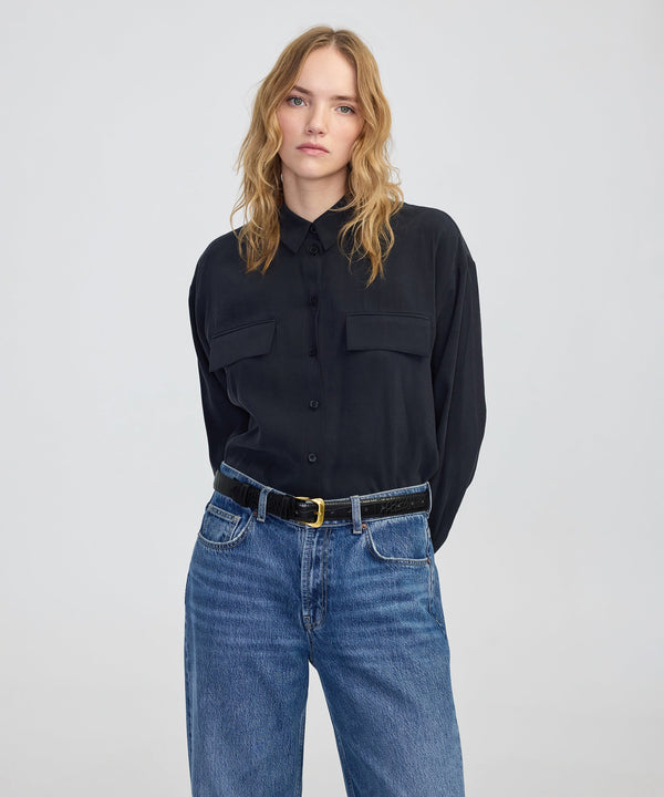 Ipekyol Flap Pocket Shirt Black