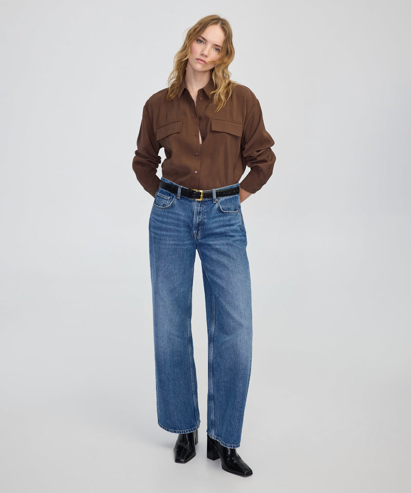 Ipekyol Flap Pocket Shirt Brown