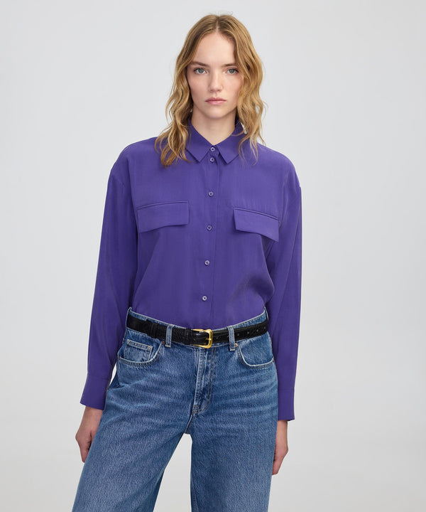 Ipekyol Flap Pocket Shirt Light Purple