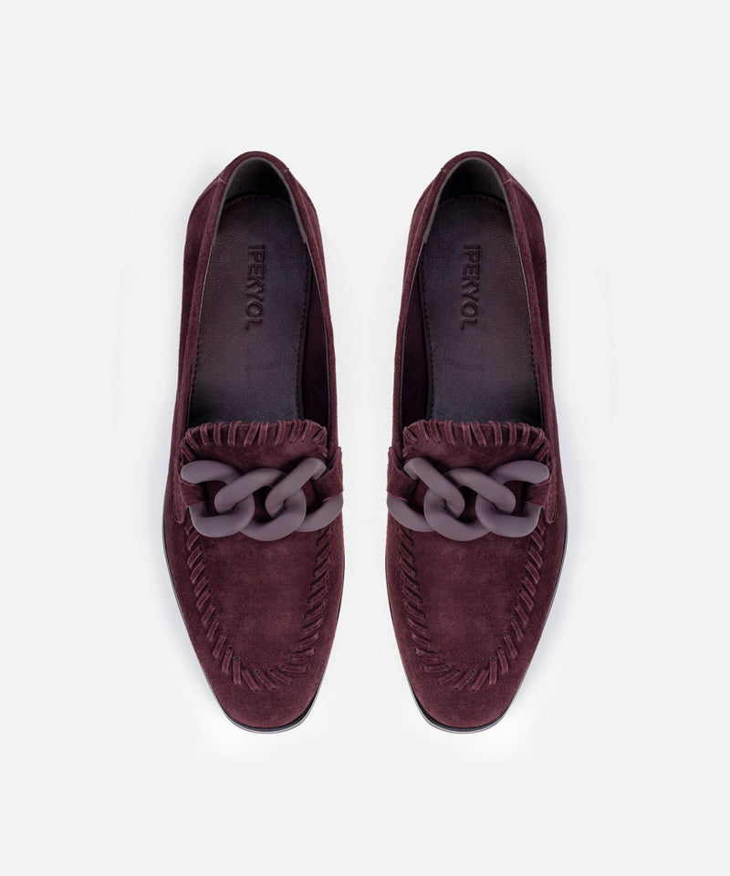 Ipekyol Leather Loafers Bordoux