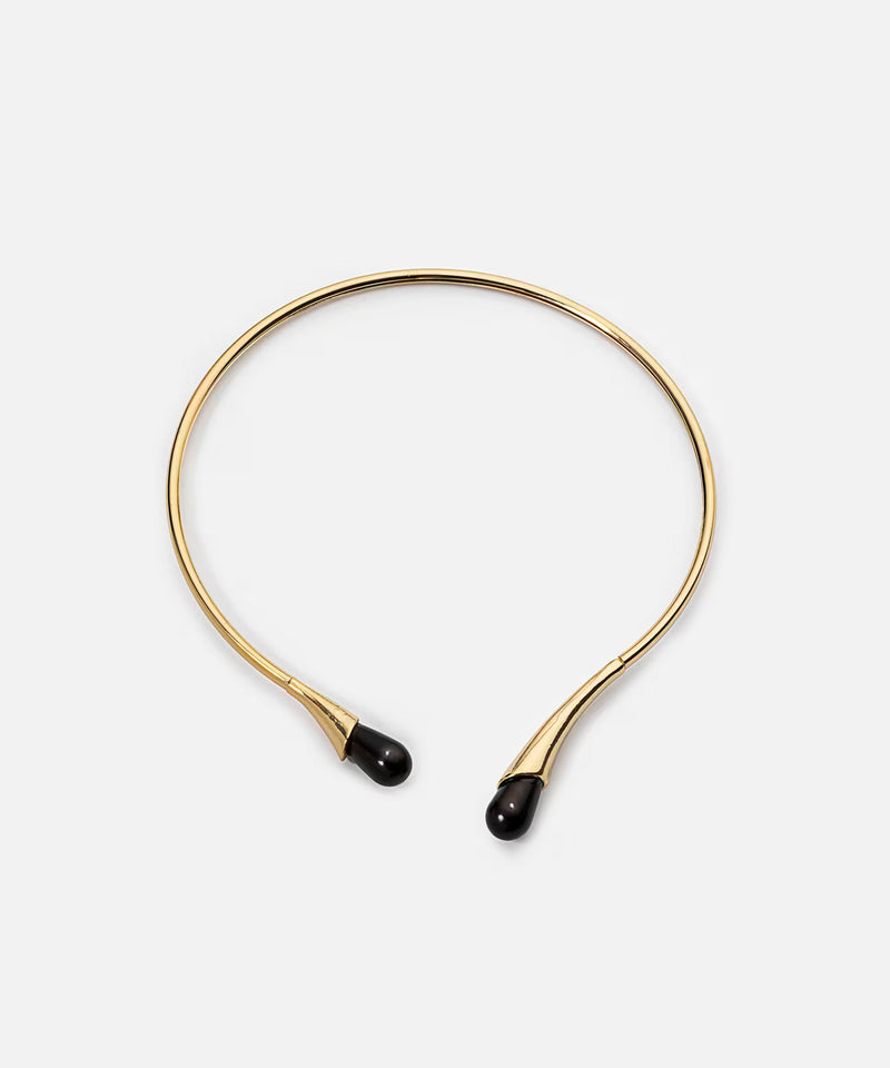 Ipekyol Plate Necklace With Contrast Pendants Gold