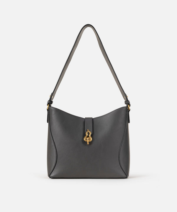 Ipekyol Leather-Effect Bag With Buckle Anthracite