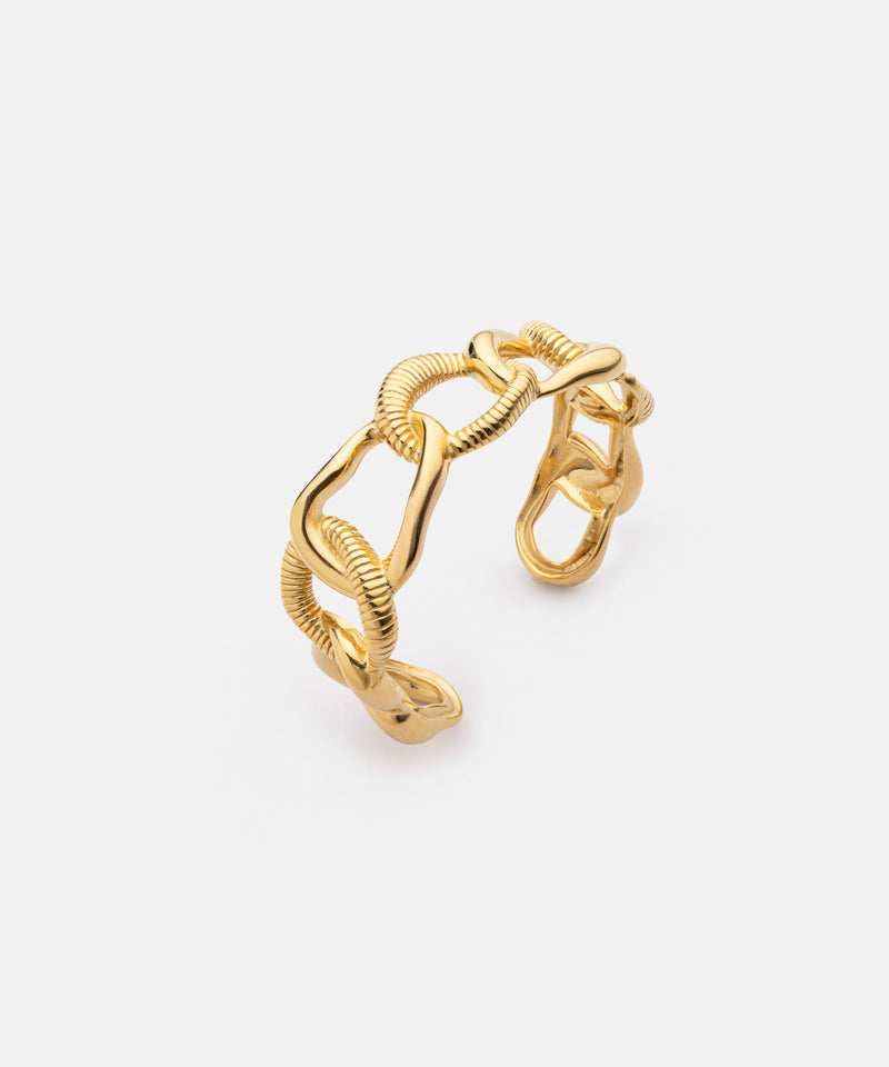 Ipekyol Intertwined Rigid Bracelet Gold