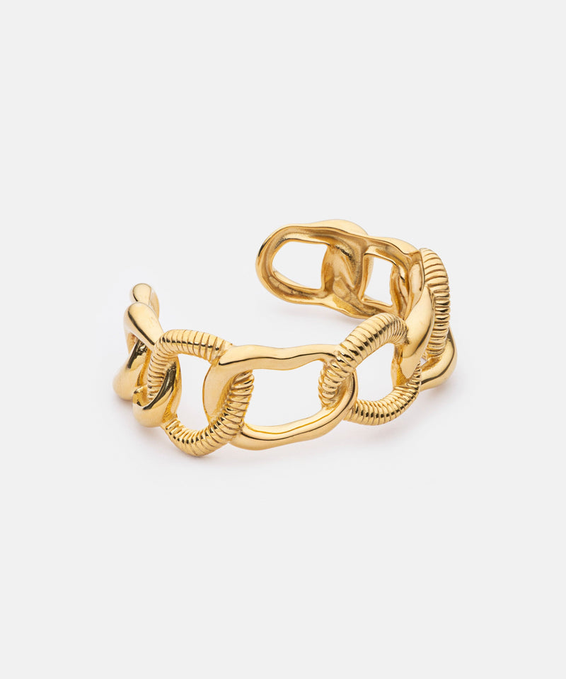 Ipekyol Intertwined Rigid Bracelet Gold
