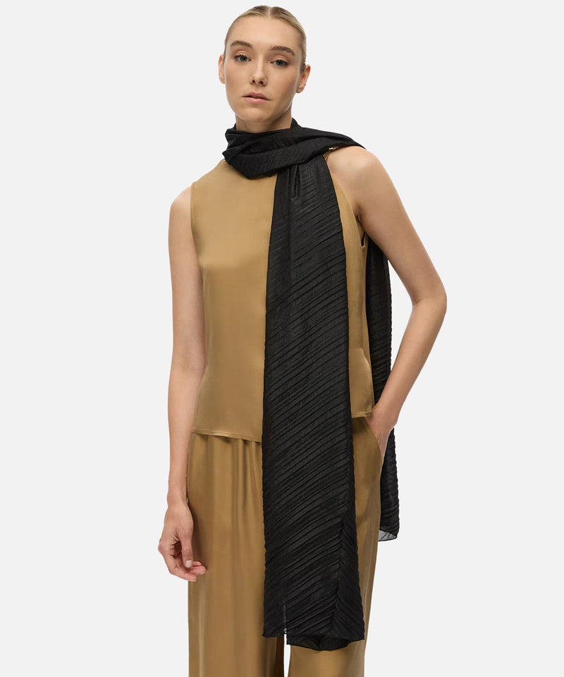 Ipekyol Textured Shawl Black