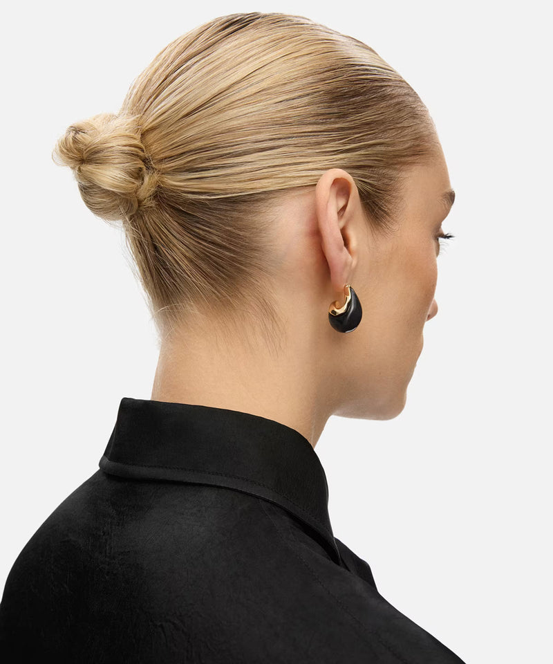 Ipekyol Resin Earrings Set  Anthracite