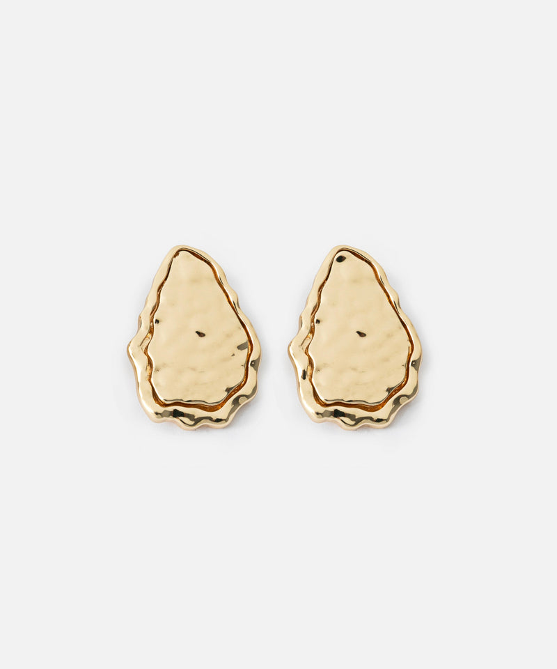 Ipekyol Textured Earrings Gold