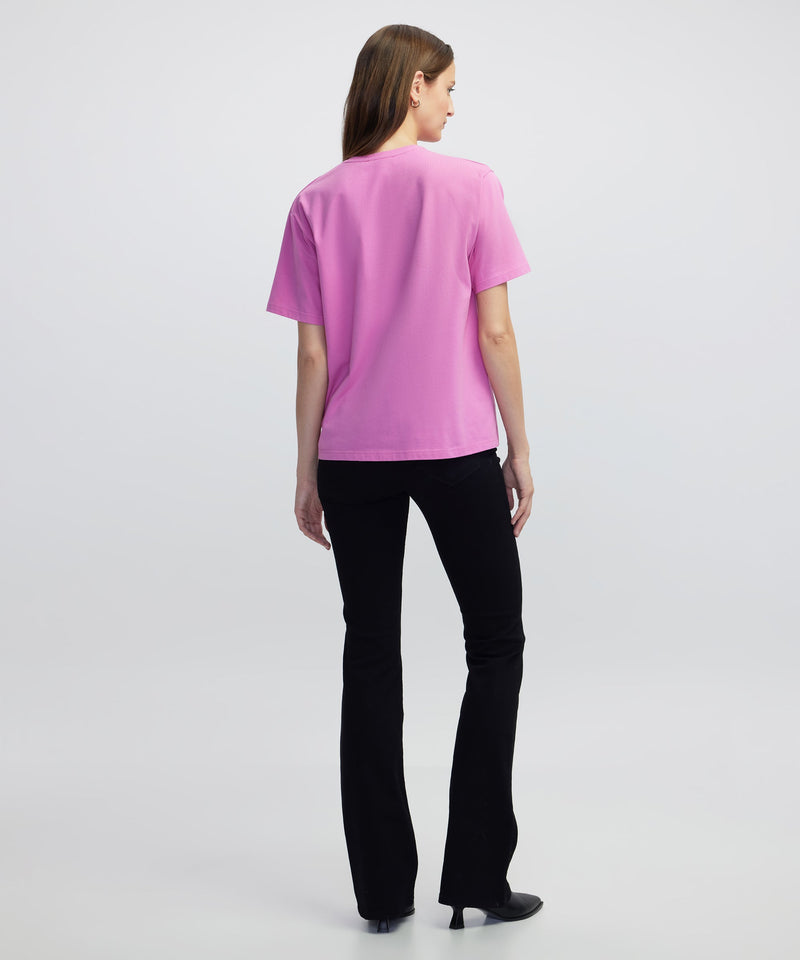 Ipekyol V-Neck T-Shirt Fuchsia