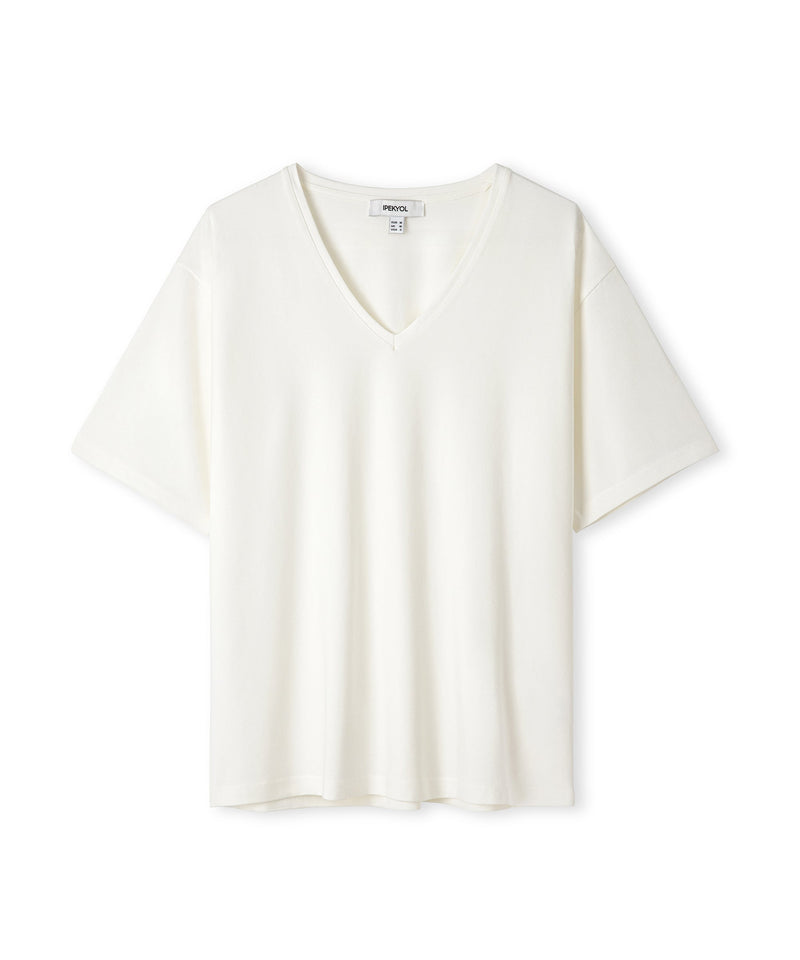 Ipekyol V-Neck T-Shirt Ecru