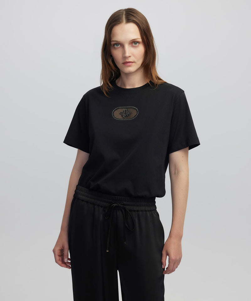 Ipekyol Embroidered T-Shirt Black