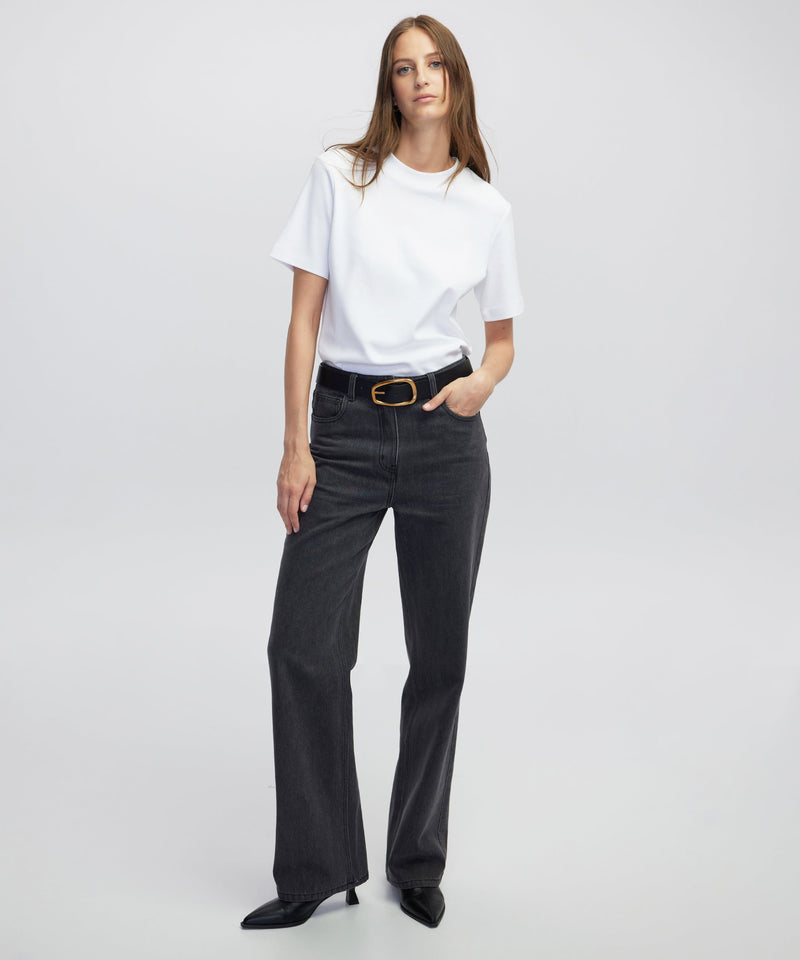 Ipekyol Relaxed Fit Basic T-Shirt Ecru